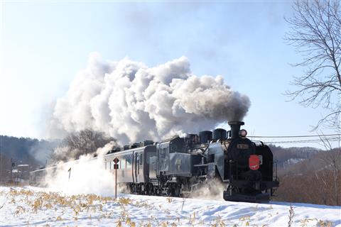 SL冬の湿原号　外観（冬頃撮影）　提供：JR北海道